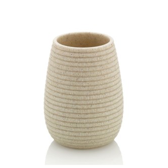 Pohár MEDEA poly béžová H 11cm / Ř 8cm KELA KL-24102
