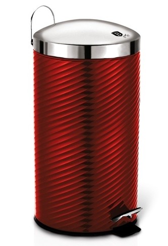 Koš odpadkový nerez 20 l Burgundy Metallic Line