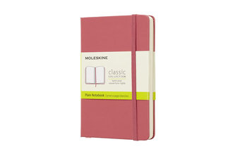 Moleskine: Zápisník tvrdý čistý růžový S