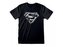 Pánské tričko DC Comics|Superman: Distressed Mono Logo (M) černé bavlna