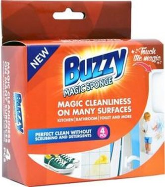 Buzzy Magická nano houbička - 4ks