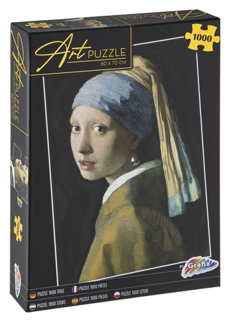 Puzzle Art Dievča s perlou 1000 dielikov