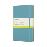 Moleskine: Zápisník tvrdý čistý modrozelený L