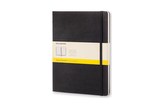 Moleskine: Zápisník tvrdý čtverečkovaný černý XL