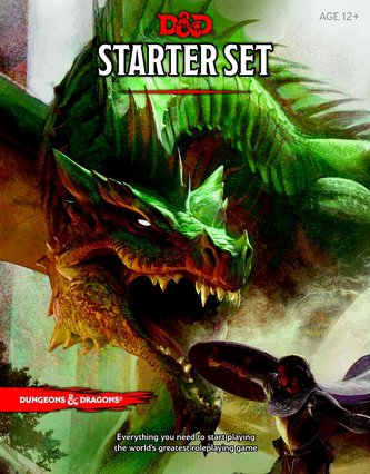 Dungeons & Dragons Starter Set (Six Dice, Five Ready-To-Play D&d Characters with Character Sheets, a Rulebook, and One Adventure