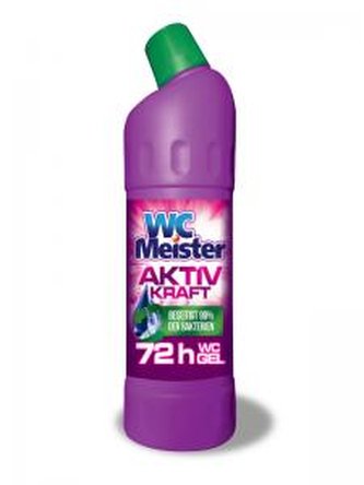 WC Meister AKTIV KRAFT Pink gelový čistič WC 1000 ml