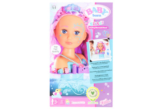 Staršia sestrička BABY born Česacia hlava Morská víla