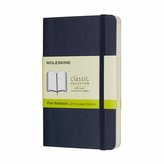 Moleskine: Zápisník měkký čistý modrý S