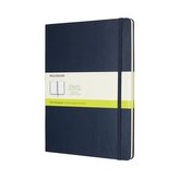 Moleskine: Zápisník tvrdý čistý modrý XL