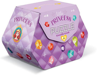 Puzzle truhlička: Little Priness/Malá princezná (48 dielikov)
