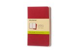 Moleskine: Sešity 3 ks čisté červené S