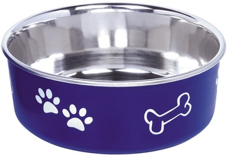 Nobby Fusion nerez miska s plast. opláštěním modrá 16cm 940ml Nobby Fusion nerez miska s plast. opláštěním modrá 16cm 940ml