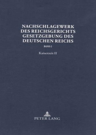 Nachschlagewerk des Reichsgerichts