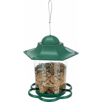 Záhradné závesné automatické krmítko 6 otvorov 300ml/17cm