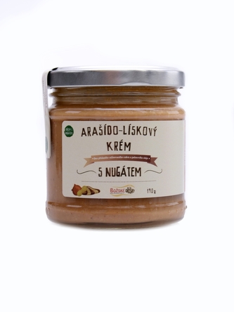 Božské oříšky - Arašído-lískový krém s nugátem 190g