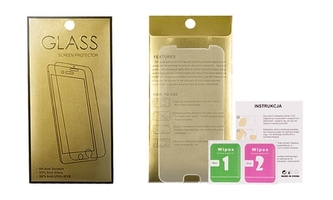 Tvrzené Sklo 9H iPhone 13 Pro Max, 14 Plus GoldGlass