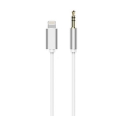Kabel AUX Lightning na Jack 3,5mm, 1m, barva bílá