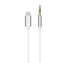 Kabel AUX Lightning na Jack 3,5mm, 1m, barva bílá