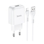 Cestovní nabíječ HOCO N2 Vigour 1x USB A (2A) + kabel USB A na Lightning, barva bílá