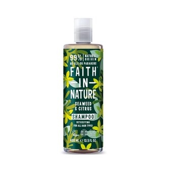 Faith in Nature Přírodní šampon s mořskou řasou pro všechny typy vlasů (Detoxifying Shampoo) Objem 400 ml woman