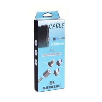 Datový kabel Magnetický 3v1, Micro USB, USB TYP C, Lightning