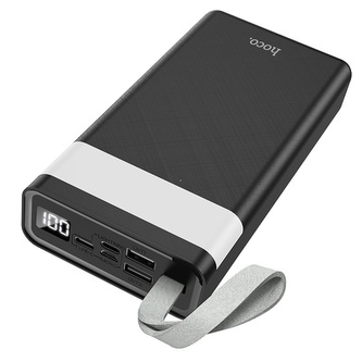 POWER Bank HOCO J73 - 2XUSB, Micro USB, Typ C, Lightning, barva černá
