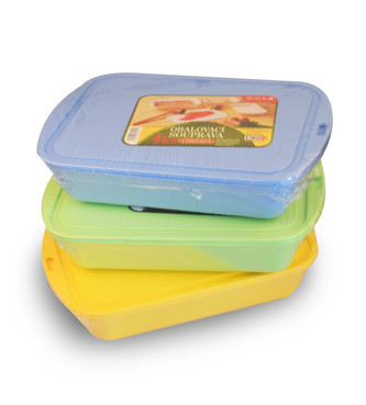 Obaľovacia súprava 4ks s doskou; 34x23x7cm; plast