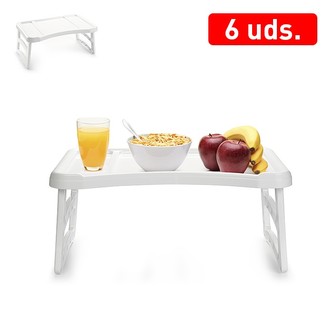 Sklápací podnos 51x33x23,5 cm; plast mix farieb