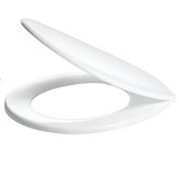 Záchodové prkénko Universal; 38x47x3,3 cm; 600g; plast