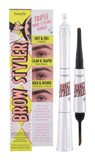 Benefit Brow Styler Tužka na obočí Multitasking Pencil & Powder 1,05 g 3.5 Neutral Medium Brown pro ženy