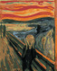 Malování podle čísel - VÝKŘIK II (E. MUNCH) - 80x100 cm, vypnuté plátno na rám