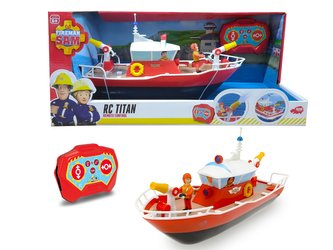 RC Požiarnik Sam čln Titan 1:16, 3 kan