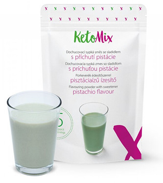 KetoMix Příchut ke koktejlu - pistácie 45 g (15 porcí)