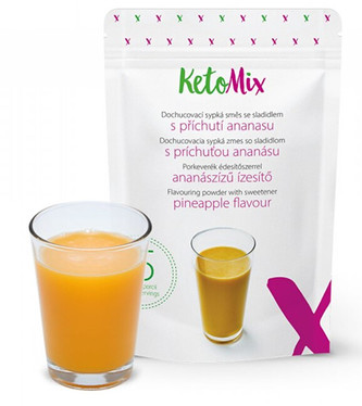 KetoMix Příchuť ke koktejlu - ananas 45 g (15 porcí)