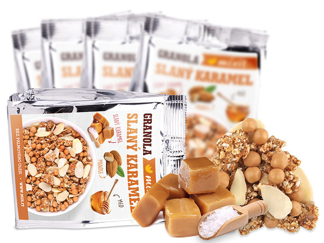 Mixit Granola z pece - Slaný karamel do kapsy 70 g