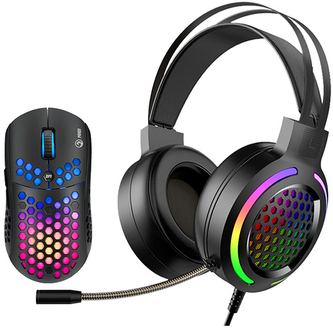 Marvo Súprava myši a slúchadiel MH01BK