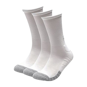 Ponožky Under Armour Heatgear Crew-Wht, Muži | Pánské Ponožky | Bílá | 1346751-100-L