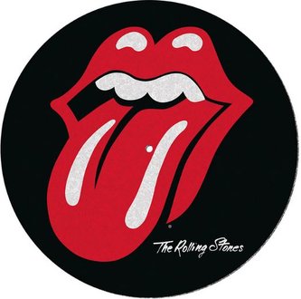 Podložka na tanier gramofónu The Rolling Stones: Logo (priemer 30,5 cm)