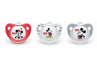 NUK Cumlík silikónový Mickey V2 (6-18m)