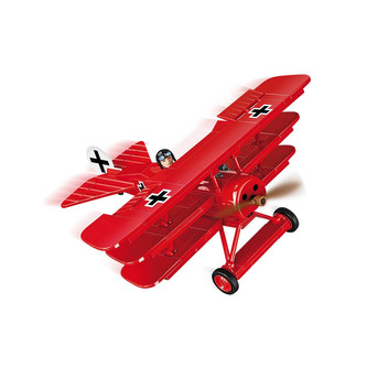 Stavebnice Great War Fokker Dr. I Red Baron, 1:32, 174 k, 1 f