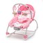 Multifunkční houpací lehátko pro miminko Baby Mix růžovo-bílé