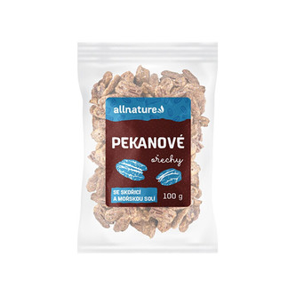 Allnature Pekanové ořechy se skořicí a mořskou solí 500 g