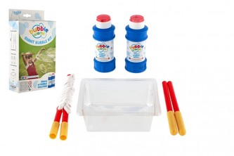 Bublifuk sada - tvoření profesionálních bublin + náplň 350 ml v krabici 15x27x6cm Bublifuk sada - tvoření profesionálních bublin + náplň 350 ml v krabici 15x27x6cm