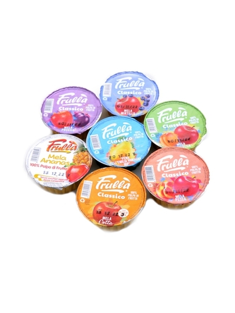 Natura Nuova - Frulla 100 g 100% ovoce v kelímku - jablko-borůvky