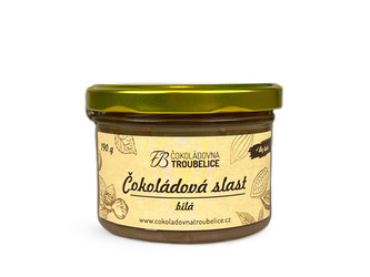 Čokoládovna Troubelice Čokoládová slast bílá 190 g