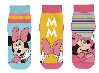 SADA 3 KS PONOŽKY MINNIE - velikost 23-26