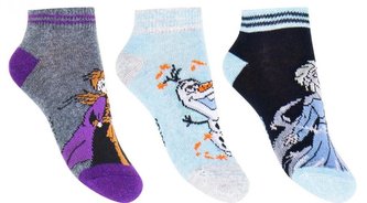 SADA 3 KS PONOŽKY FROZEN - veľkosť 27-30