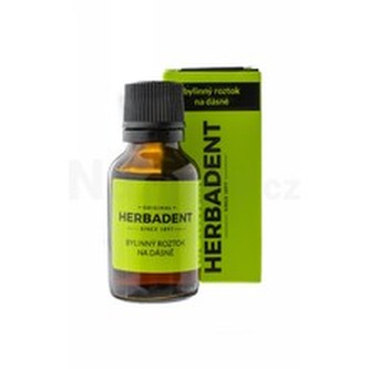 Herbadent Bylinný roztok na dásně Original 25 ml unisex