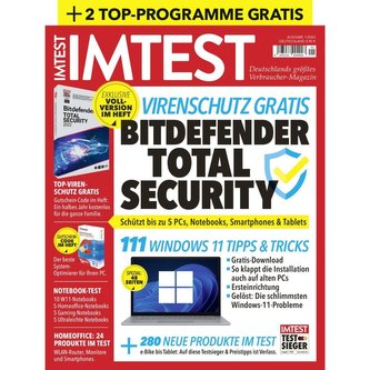 IMTEST No. 01/2022 - Deutschlands größtes Verbraucher-Magazin