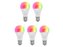 Smart sada LED žárovek E27 10W RGB WOOX R9074/5 WiFi Tuya